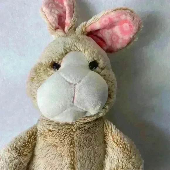 Animal Adventure Pink Flower Ears Feet Bunny Plush Stuffed Animal 2016‎ Easter - Picture 2 of 4